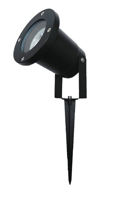 it-Lighting Mercury 1xGU10 Outdoor Spike Light Black D:9,5cm (80600514)